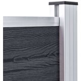  Ograda od WPC-a 872 x 106 cm siva | shoptok.hr
