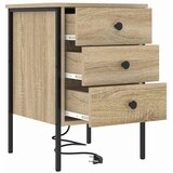  Noćni ormar s ladicama 2 pcs Sonoma hrast 42 x 41 x 61 cm | shoptok.hr