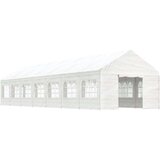  Sjenica s krovom bijela 15 61 x 4 08 x 3 22 m polietilen | shoptok.hr