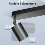 ALUSSO stropna svetilka s 3 vrtljivimi GU10 LED reflektorji | Shoptok.si