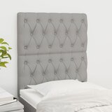  Uzglavlje svijetlosivo 80x7x118/128 cm tkanina | shoptok.hr
