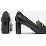 Resti Black women's moccasin style pumps Kolalic- Footwear | ePonuda.com