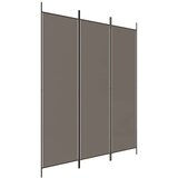 Sobna pregrada s 3 panela antracit 150 x 200 cm od tkanine | shoptok.hr