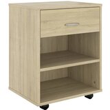 Furnova Omarica na kolesih sonoma hrast 46x36x59 cm iverna plošča, (21956110) | Shoptok.si