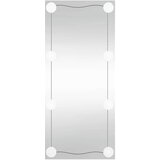 Maison Chic Stensko Ogledalo - Zrcalo - Kozmetično ogledalo z LED lučmi 50x100 cm stekleno pravokotno, (21697812) | Shoptok.si