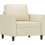  Fotelja krem 60 cm od umjetne kože | shoptok.hr