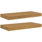  Polica na zidu Zidne 2 pcs Bež 50 x 23 x 4 cm Konstruirano drvo | shoptok.hr