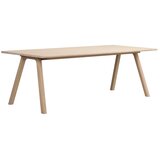 Rowico Proširiv blagovaonski stol od punog hrasta 95x220 cm Clapperton – Cijene