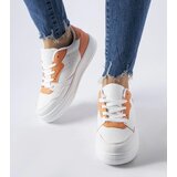 Gemre White shoes with orange accent Fournie | Shoptok.si