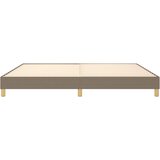  Okvir za krevet s oprugom smeđesivi 200x200 cm od tkanine | shoptok.hr
