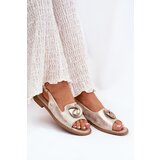 S. BARSKI Glistening women's sandals with decoration S.Barski | Shoptok.si