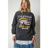  Women's Anthracite Printed Oversized Shark Sweatshirt Cijene