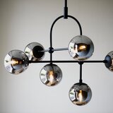  Endon 106661 - Luster na štapu ONTARIO 6xE14/7W/230V crna/dimljena crna | Eponuda.com