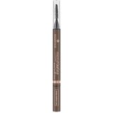 Essence Microblading svinčnik za obrvi s čopičem odtenek 04 Dark Brown 0.6 ml | Shoptok.si