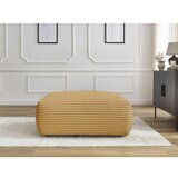 Bobochic Paris Gorčično rumen tabure iz rebrastega žameta Lucien – | Shoptok.si