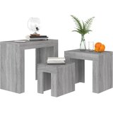  Uklapajući stolići za kavu 3 kom boja hrasta sonome drveni | Shoptok.si