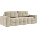 Makamii Svjetlo smeđa sklopiva sofa od bouclé tkanine 255 cm Milu – | shoptok.hr