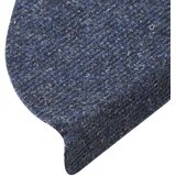  Prostirke za stepenice samoljepljive 10 kom 56x17x3 cm plave poluokrugle | shoptok.hr