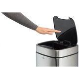 Durable Koš za smeti 21l, brez senzorja No touch silver | Shoptok.si
