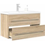 Maison Chic Kopalniška garnitura - Kopalniški sestavi 2-delna sonoma hrast inženirski les, (21787615) | Shoptok.si