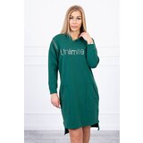 Kesi Dress with the inscription unlimited green | Shoptok.si