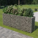 Furnova Visoka greda gabion pocinkano jeklo 270x50x100 cm, (21921179) Cene