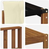  Set vanjskih sofa 6 kom. Prirodna i krem | shoptok.hr