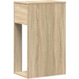 vidaXL Tower stalak za računalo s ladicom boja hrasta 30x44x74 cm | shoptok.hr