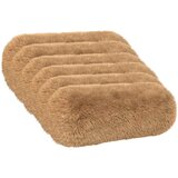  Presvlaka za jastuk 6 pcs HEERLEN Sivosmeđa Ø 15 x 40 cm | shoptok.hr
