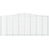  Lučne gabionske košare 5 kom 400x50x160/180cm pocinčano željezo | shoptok.hr