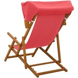  Ležaljka 2 pcs 3 Pozicija Čvrsto drvo eukaliptusa Crvena | shoptok.hr