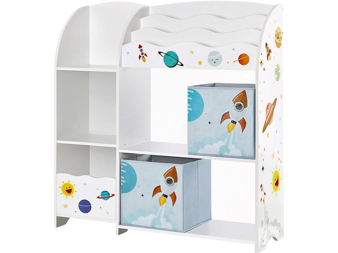 organizator igrač in knjig GKR42WT, bel