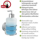 Wenko Sivi samoljepljiv set pribora za kupaonicu od nehrđajućeg čelika Turbo-Loc – | shoptok.hr