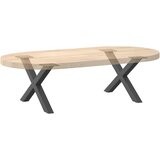  Noge za klub stolić u obliku slova X, 2 kom, antracit, 50 x (30-31) cm, čelik | shoptok.hr