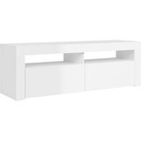 vidaXL TV ormarić s LED svjetlima visoki sjaj bijeli 120 x 35 x 40 cm | shoptok.hr
