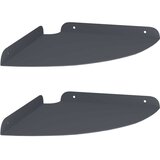  Ležeča polica s polico 2 pcs Antracit 24 x 24 x 2 cm, (5000307203) | Shoptok.si