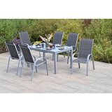 Gardenson Vrtni Set Amalfi, 7-Delno, Aluminij | Shoptok.si