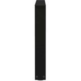  Noge za klubsko mizico v obliki črke V 2 kosa črne 60 x (42-43,3) cm jeklo, (22123930) | Shoptok.si