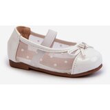 Boto White Children's Ballerina Flats with Bow Jellema | Shoptok.si