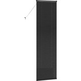 vidaXL Zavjesa za prozor sa zavjesama Ostalo Crna 80 x 130 cm Aluminij | shoptok.hr