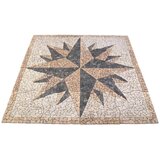 Mozaik pločice uzorka vjetra Šareni 120 x 120 cm Mramor | shoptok.hr