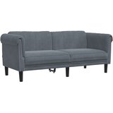  2-dijelni set sofa tamnosivi baršunasti | shoptok.hr