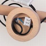  Luster na kablu WOODSTOCK 2xE27/15W/230V drvo/crna | Eponuda.com