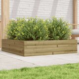  Vrtno cvetlično korito 100x100x23 cm impregnirana borovina | Shoptok.si
