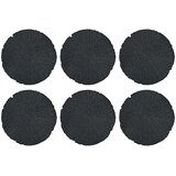  Kamen za hodanje 6 pcs Crna Ø 45 x 1 8 cm Guma | shoptok.hr