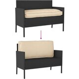 Vanjski jastuk Bež Poliester 50 x 120 x 12 cm Uklonjive navlake | shoptok.hr