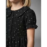 Sinsay Točkasta babydoll haljina s ukrasnim ovratnikom | shoptok.hr
