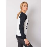 RUE PARIS Sweatshirt-DS-BL-1111.06P-white-navy blue | Shoptok.si