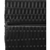  Pregradna pregača Crna 195 x 180 cm poliratan | shoptok.hr
