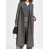 Sinsay ženski dugi kaput u hounds-tooth uzorku 709AS-90M | shoptok.hr